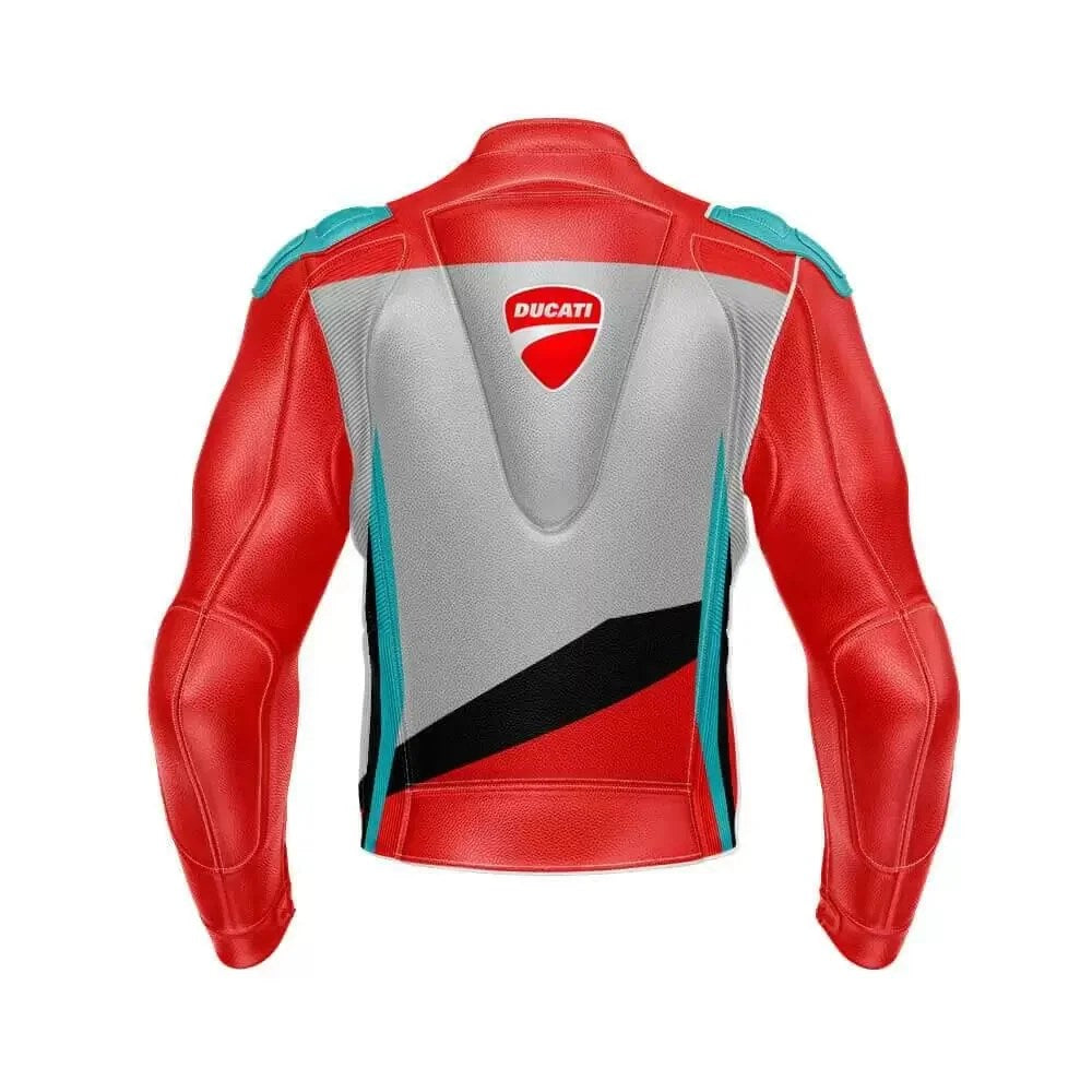 DUCATI MOTORCYCLE LEATHER RACING JACKET