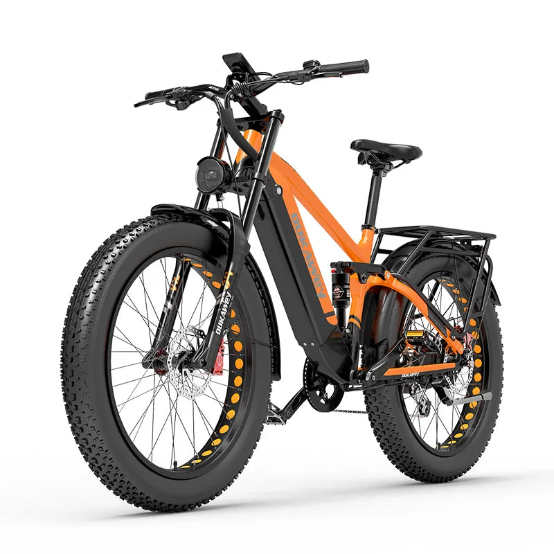 Dukawey silvertip8 1000W electric bike  26 inches full suspension emtb 52V 20Ah electric bicycle mountain ebike fatbike electric