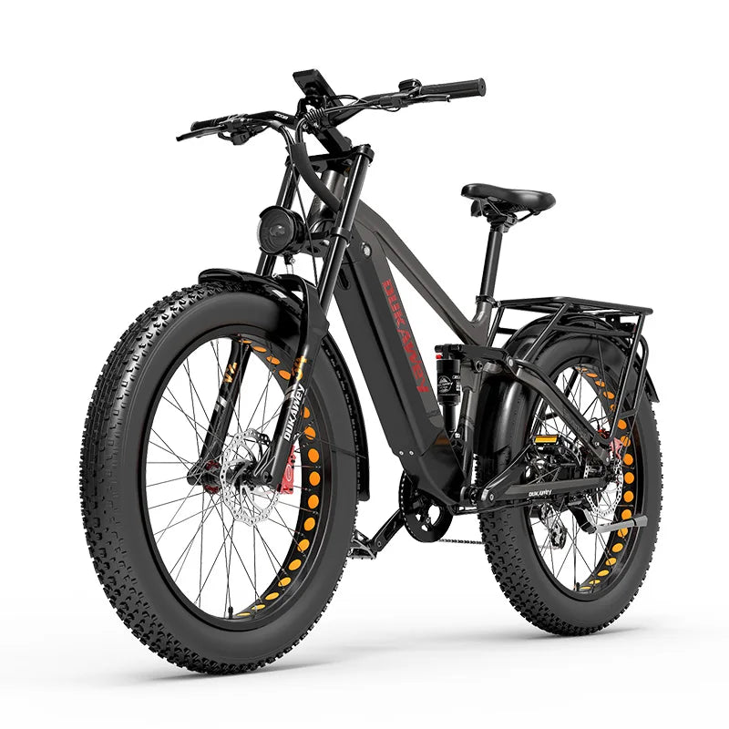 Dukawey silvertip8 1000W electric bike  26 inches full suspension emtb 52V 20Ah electric bicycle mountain ebike fatbike electric