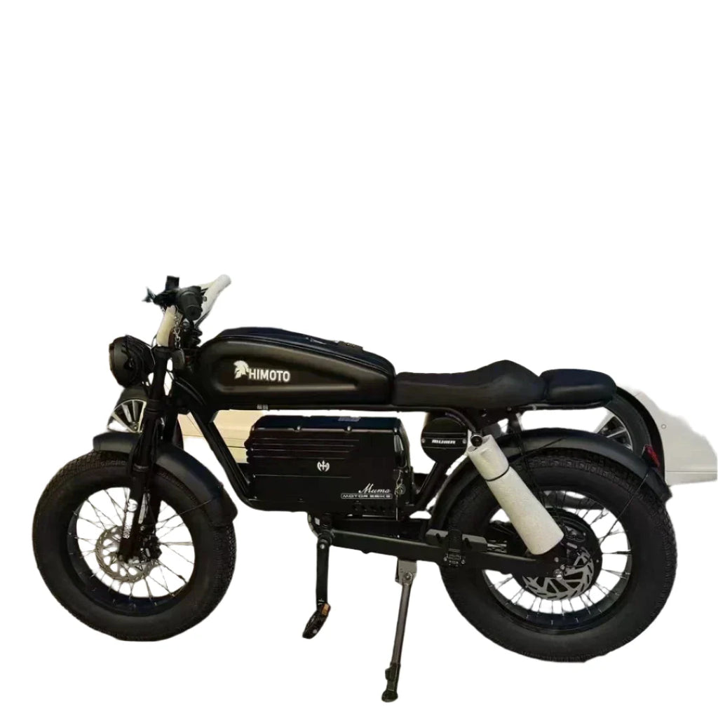 ZPW black HIMOTO dult Electric Bicycle 1500W High Power Motor48v60ahBatteroil dampery Electric Bike Urban LeisureThickTire ebike