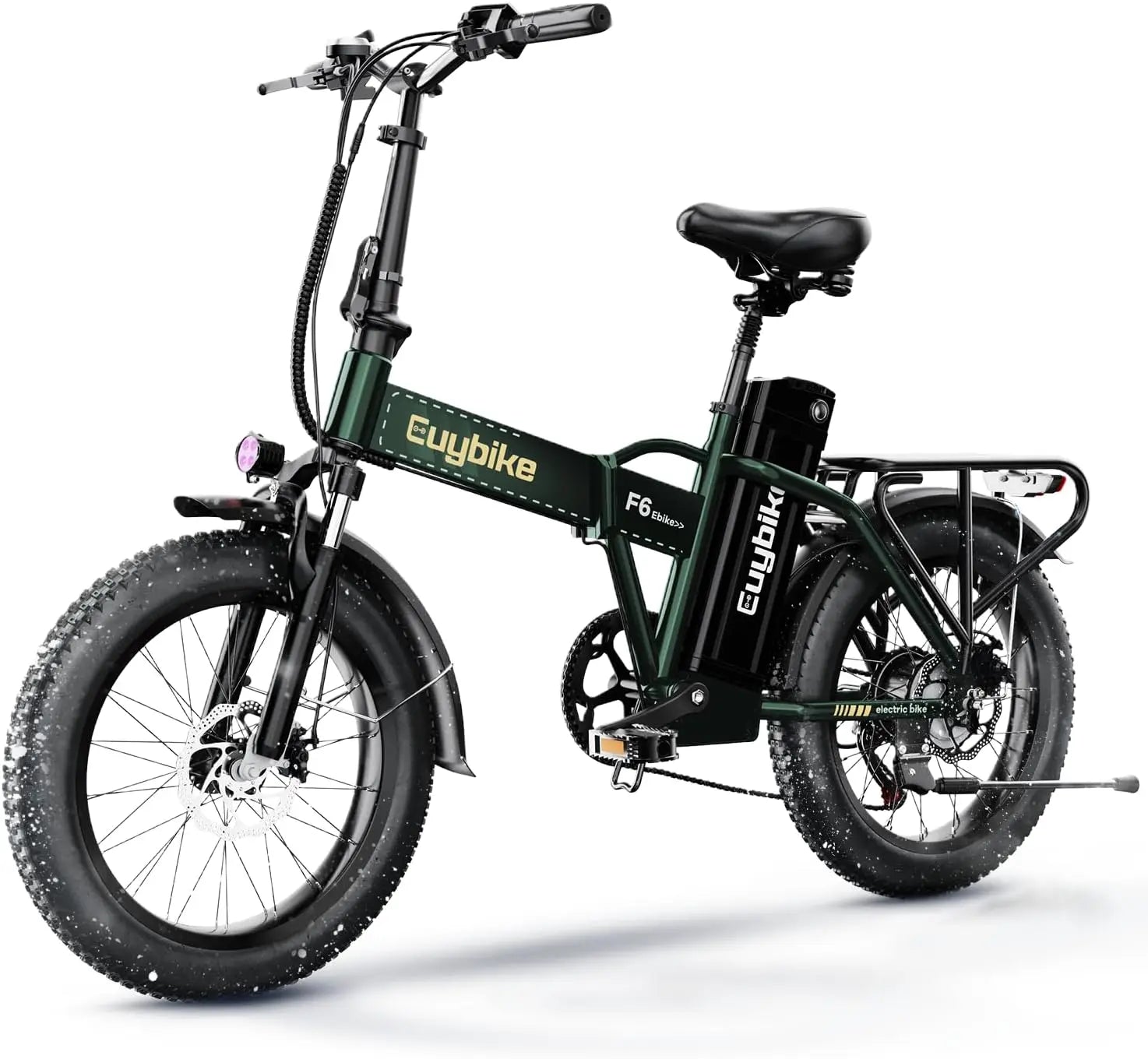 1000W hopfällbar, 48V 20AH stort löstagbart batteri E, 30 MPH, 80 Miles Max räckvidd, 20" Fat Tire Elcykel