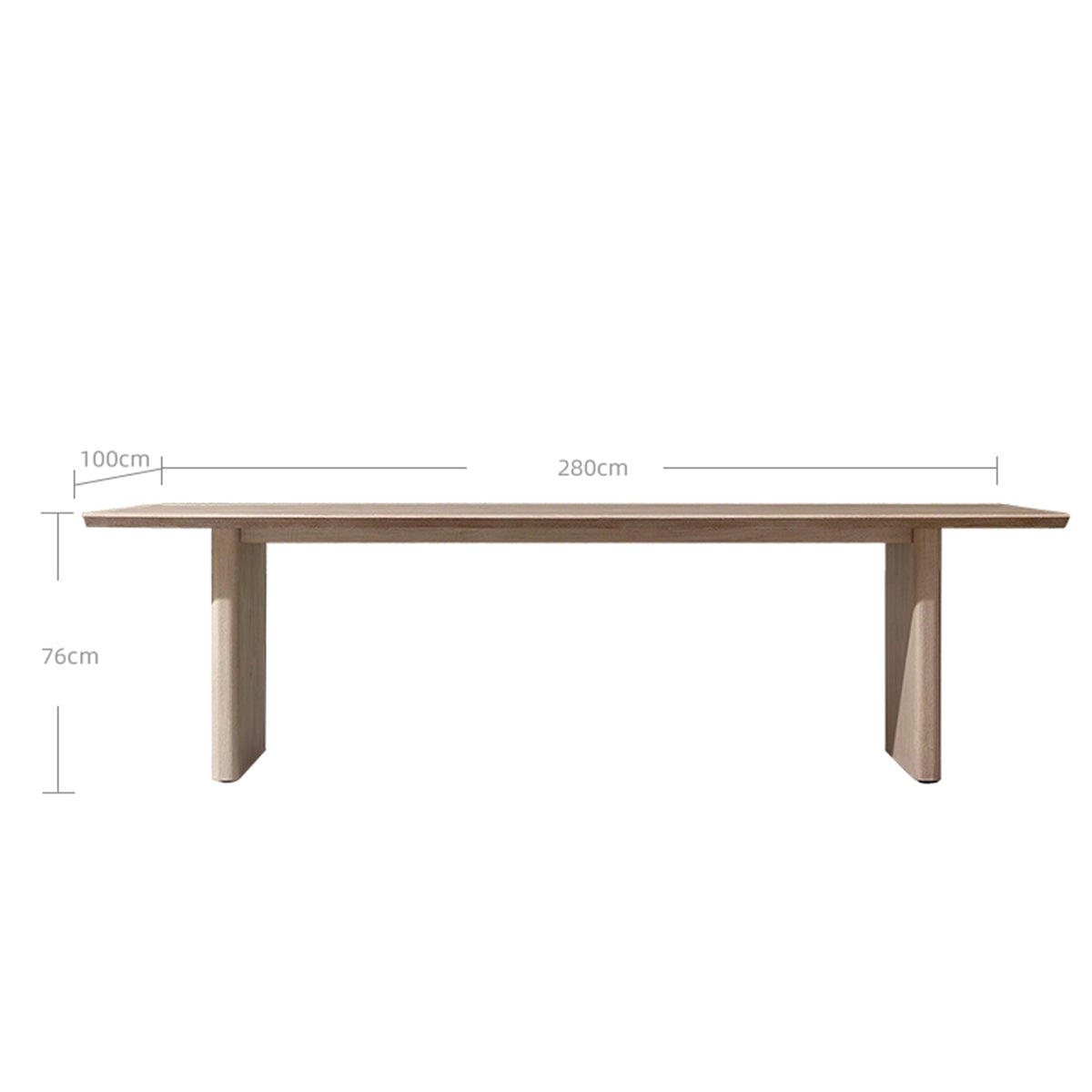 Bruce Paneled Teak Long Table
