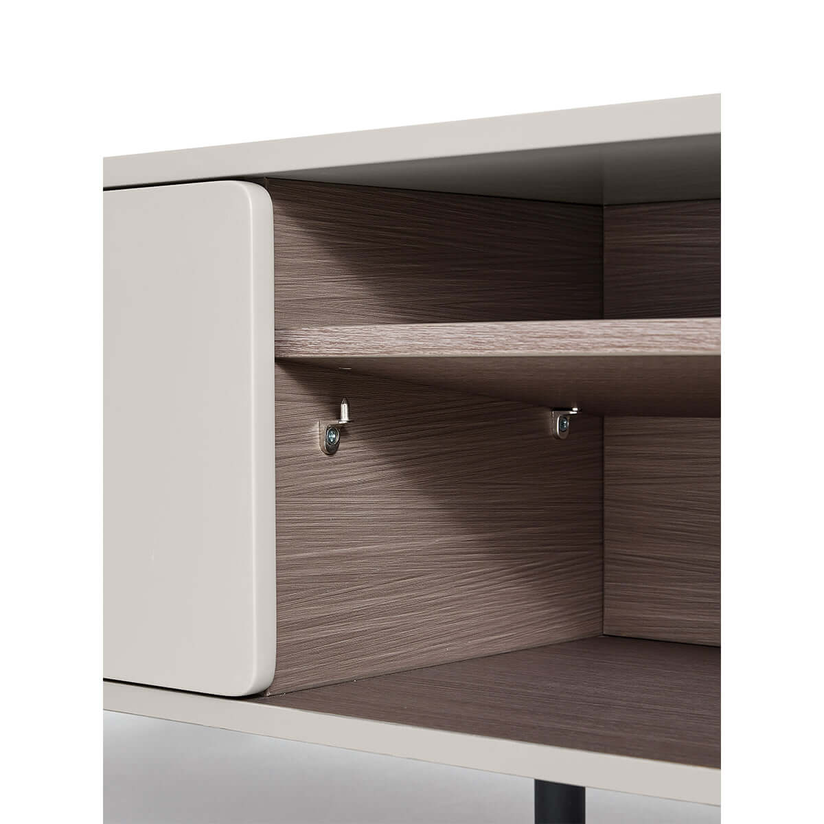 Cappuccino Taupe Coffee Table Cabinet