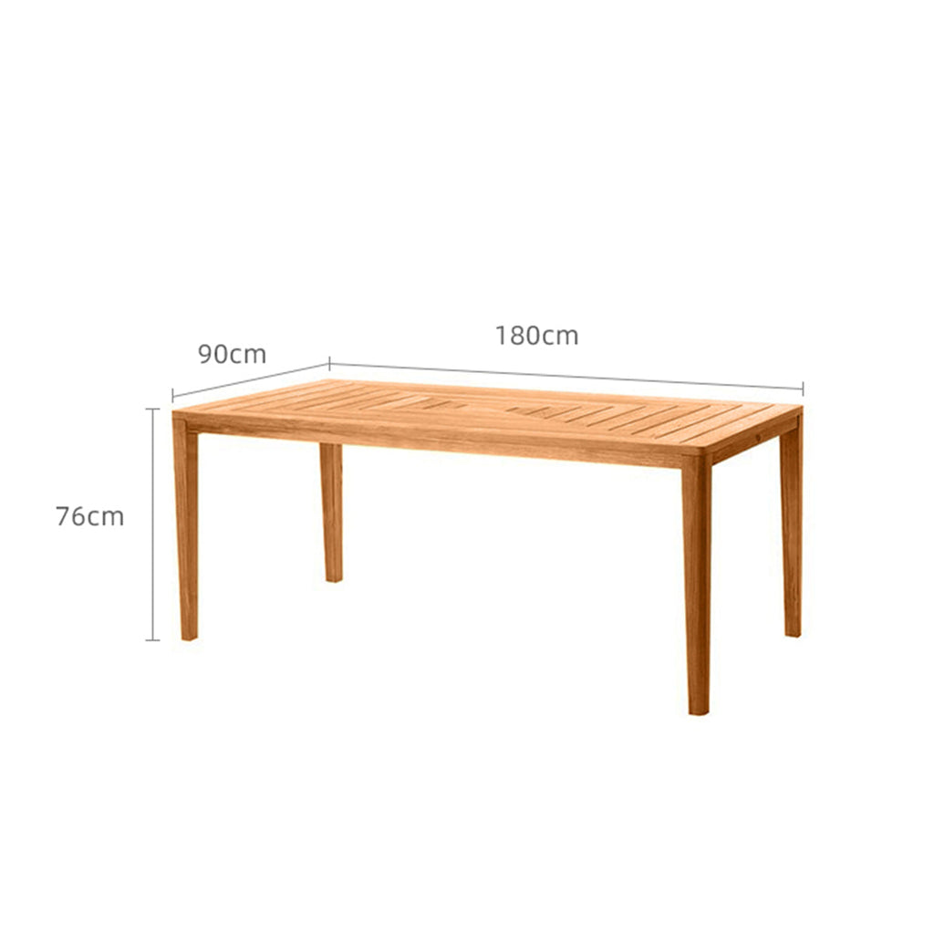 Etimoe Long Teak Dining Table