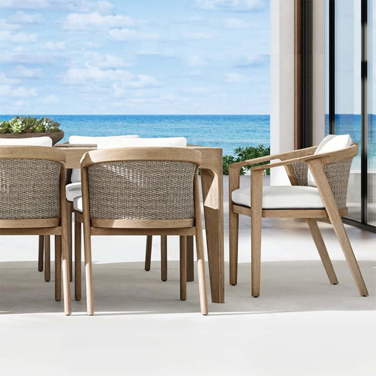 Malta Teak Long Dining Table