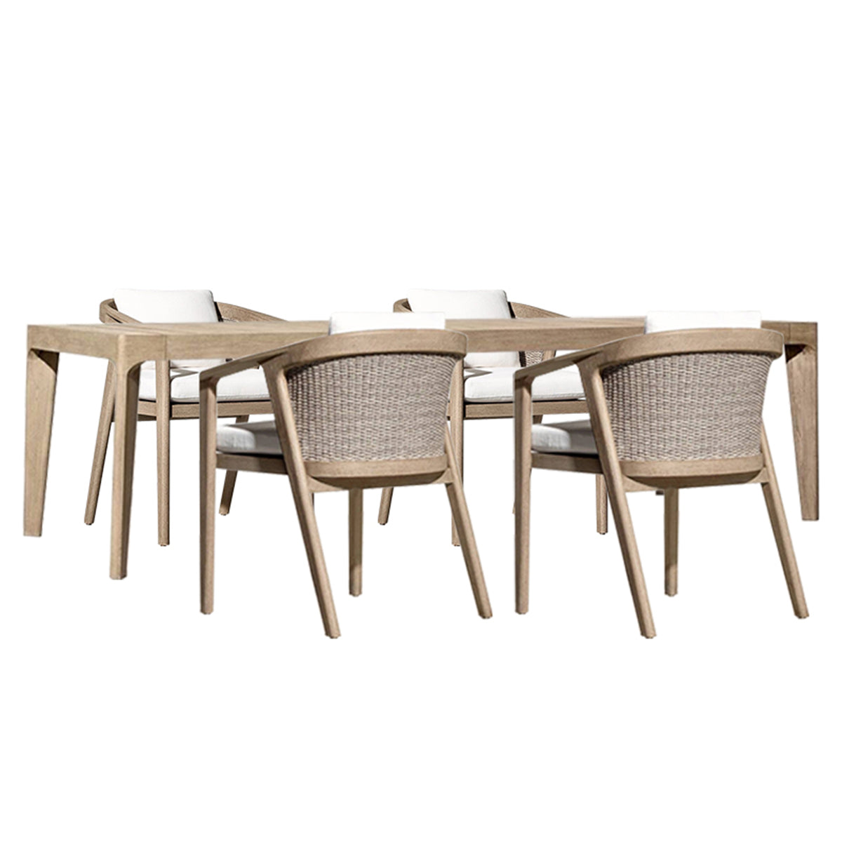 Malta Teak Long Dining Table