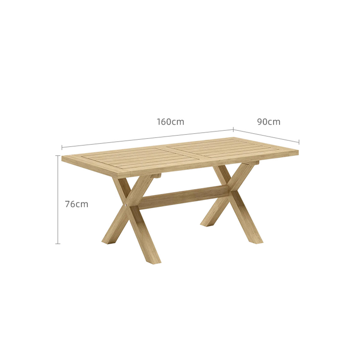 Monte Crossleg Long Table