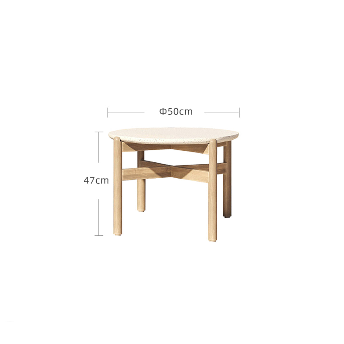 Monte Round Sand Coffee Table
