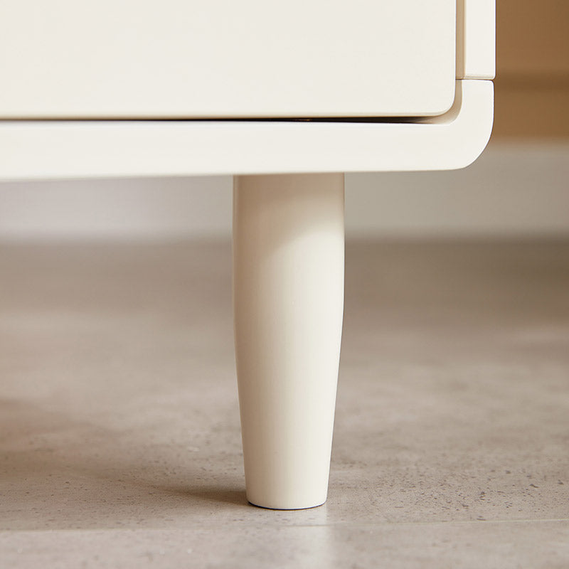 Nordic Modern Minimalist White Bedside Table for Children