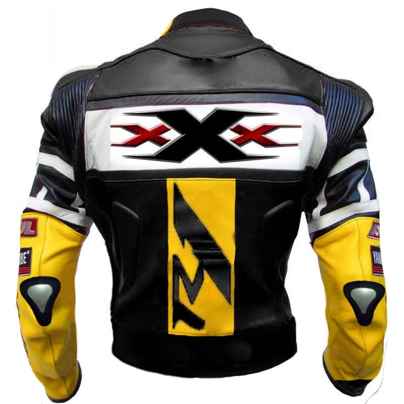 MOTORCYCLE R1 LEATHER RACING JACKET