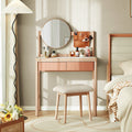 Tropical Sunrise Makeup Table with Stool Set