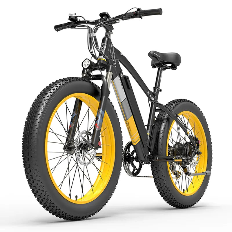 XC4000 1000W fat tire electric mountain bike 26 inch emtb 48V 17.5ah e-bike